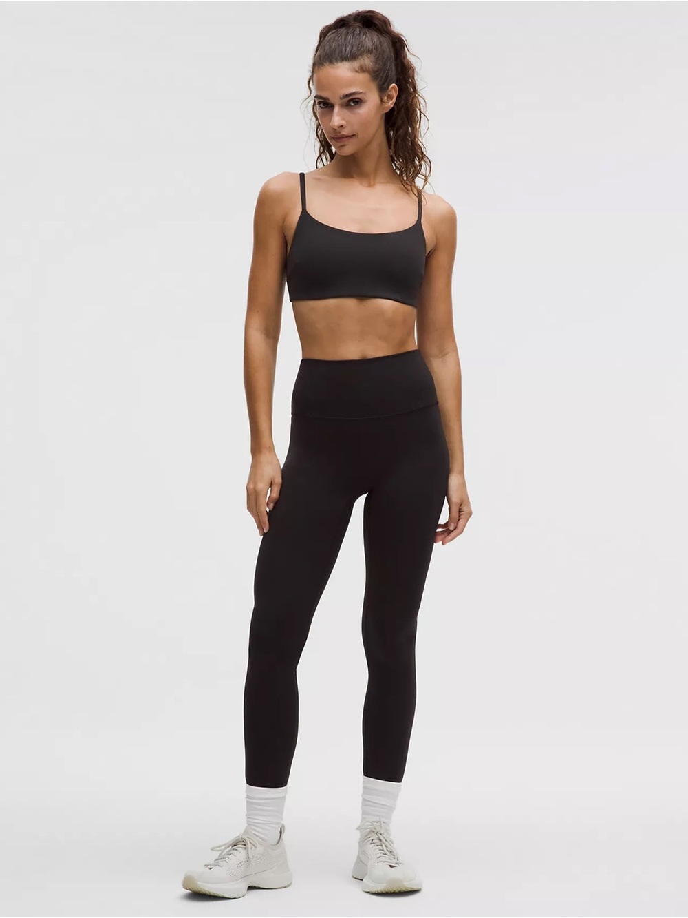 lululemon athletica High-Waist Black Yoga Leggings (Full length wunder under)